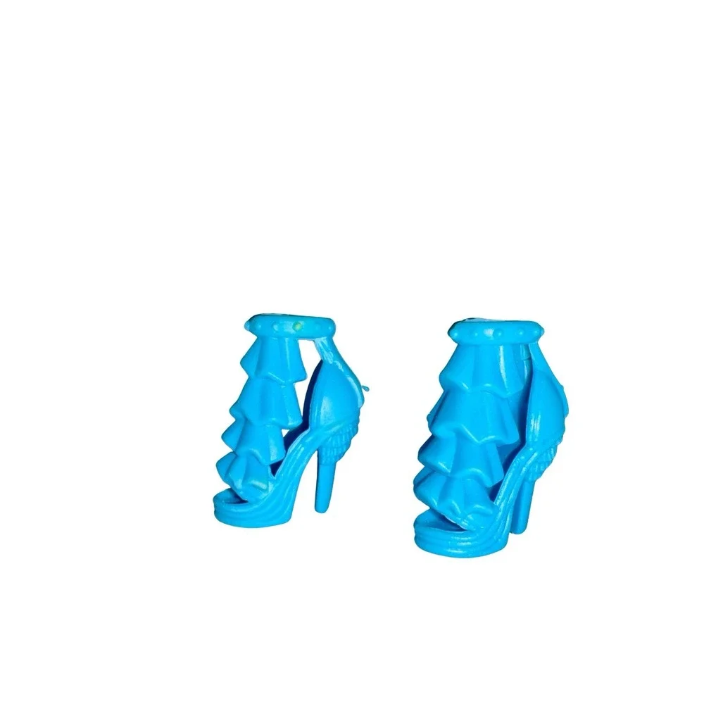 Blue High Heel Sandal Shoes Fit Barbie Doll 1/6 Scale Fashion Doll Unbranded‎
